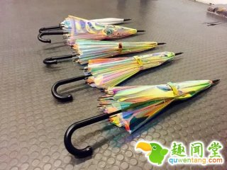 今年最黑科技的雨伞出来了，关键颜值还爆