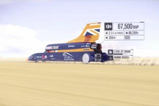 英超音速汽车将挑战时速1600千米世界纪录