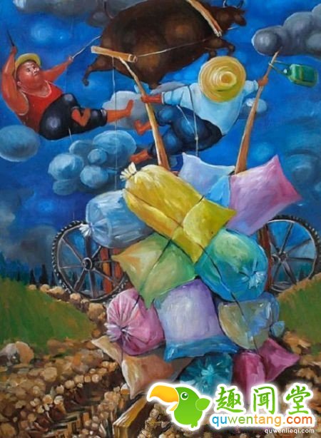 一个画了30年画的农民，以前没卖出去现在大爆发，成中国毕加索(1)