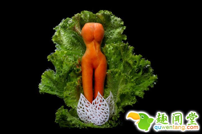 巧夺天工的食物雕刻，让人叹为观止