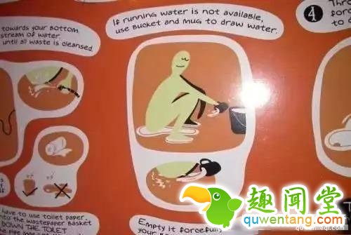大便以后不用手纸，用水冲洗屁股