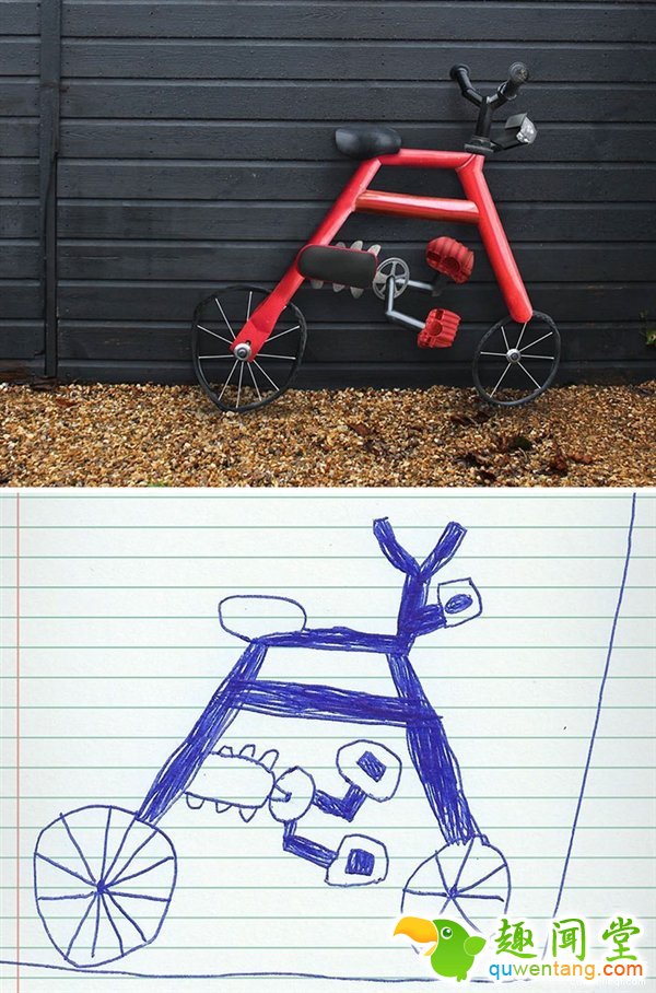 当爱画画的儿子遇上PS大神老爸 这画风我服！