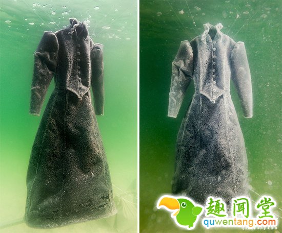 她把一件黑色长袍扔进死海，2年后竟变成这样！